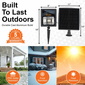 Gama Sonic Pro-Dual Color Solar Flood Light