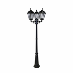 Gama Sonic Royal Bulb Solar Triple Lamp Post
