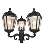 Gama Sonic Royal Bulb Solar Triple Lamp Post