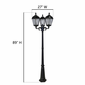 Gama Sonic Royal Bulb Solar Triple Lamp Post
