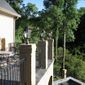 Gama Sonic Royal Pier Mount Solar Lamp with GS-Solar LED Light Bulb - Brushed Bronze