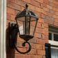 Gama Sonic Flicker Flame Royal Wall Mount Solar Lamp - Includes Both Warm White GS Bulb and Free Flicker Flame Bulb
