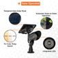 Gama Sonic Tri-Color Progressive Solar LED Spotlight