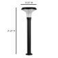 Gama Sonic Vantage Bollard Solar Pathway Light - 2 Pack