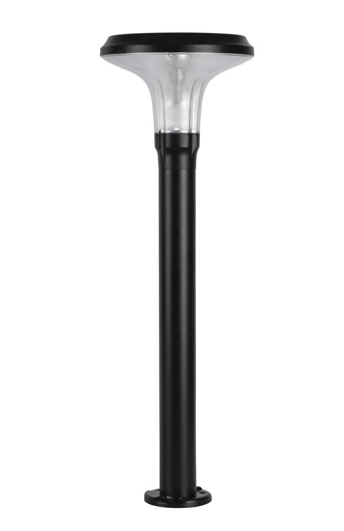 GAMA SONIC Sentry Modern Solar Pathway Lights (2 Pack) - Bright LED Dusk To Dawn