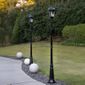 Gama Sonic Windsor Bulb Solar Lamp Post - Single Head
