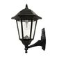Gama Sonic Windsor Bulb Solar Light - With Pole, Post & Wall Mount Kit - Black
