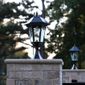 Gama Sonic Windsor Bulb Solar Light - With Pole, Post & Wall Mount Kit - Black