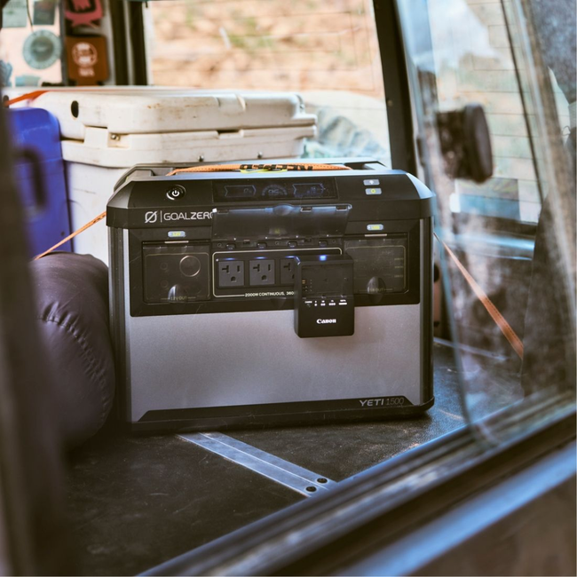 Goal Zero New Yeti 1500 Portable Solar Generator featuring the