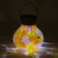Handblown Glass 5 Inch Solar Tea Lantern - Mai Tai