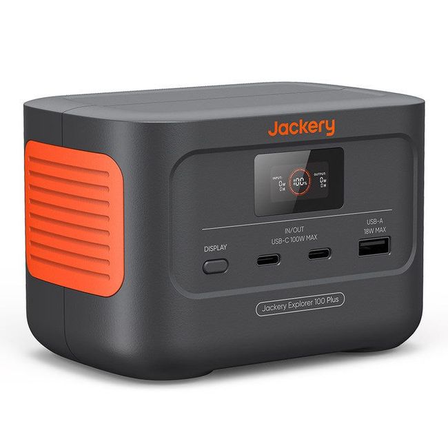 Jackery Explorer 100 Plus Portable Solar Generator - With 100W Jackery  Solar Panel
