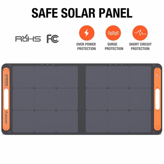Jackery Explorer 1000 Plus Solar Generator - Includes 2x 100W Solar Panels