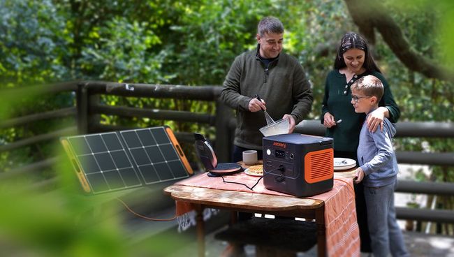 Jackery Explorer 1000 Plus Solar Generator - Includes 2x