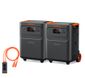 Jackery Dual HomePower 3600 Plus Powerstation Kit with Combiner Connector