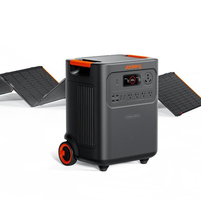 Jackery HomePower 3600 Plus Solar Generator - Includes the Jackery SolarSaga 500X Solar Panel
