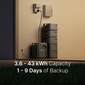 Jackery HomePower 3600 Pro Max - Includes the Jackery SolarSaga 500X Solar Panel