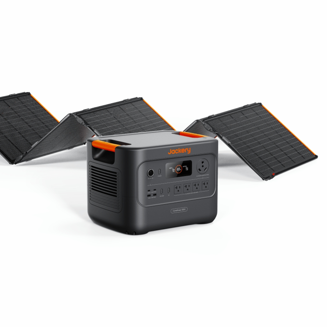 Jackery HomePower 3000 Portable Solar Generator - With the Jakery 500W Solar Panel