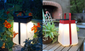 Les Jardins Bump Solar Lantern - Red