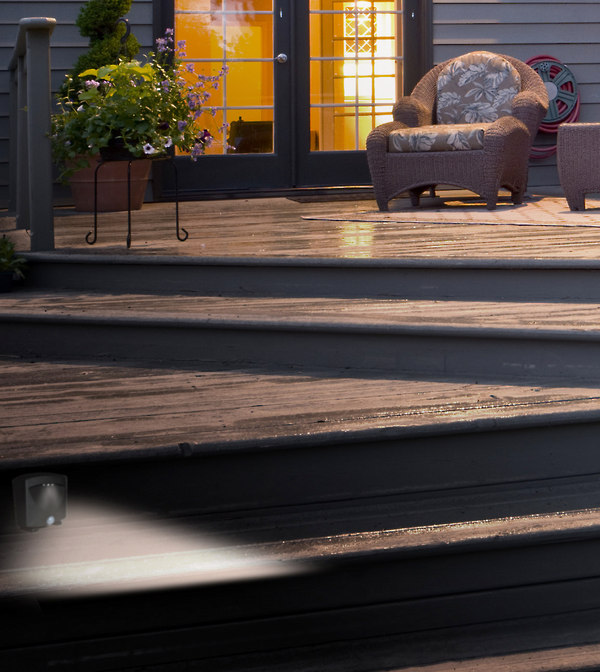 Motion Activated Outdoor Led Night Light Set of 3 Battery Operated