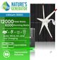 Nature's Generator Lithium 6000 Generator Kit with 2x 410W Solar Panels and Wind Turbine
