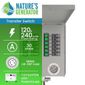 Natures Generator 12 Circuit 30A Manual Transfer Switch
