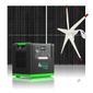 Nature's Generator Lithium 6000 Generator Kit with 2x 410W Solar Panels and Wind Turbine