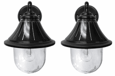 Gama Sonic Orion Solar Wall Lamp - 2 Pack