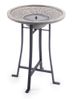 Perello IntelliSOLAR Birdbath with Remote - Distressed Grey 