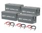 Rich Solar ALPHA 2 Lite - 12V 200Ah Deep Cycle Lithium Battery - 2560 Wh Each - 4 Pack
