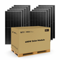 Rich Solar Mega 600 Watt Bifacial Solar Panels - 10 Pack - Premium Grid-tie or Off-grid Solar Panels - 25-Year Output Warranty