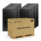 Rich Solar Mega 600 Watt Bifacial Solar Panels - 12 Pack - Premium Grid-tie or Off-grid Solar Panels - 25-Year Output Warranty