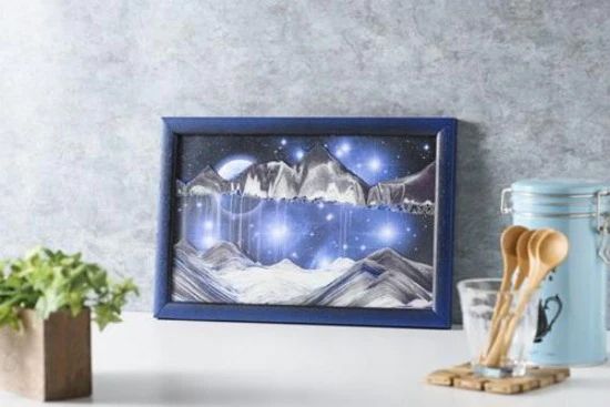 Sand Art Picture - Blue Planet By Klaus Bosch