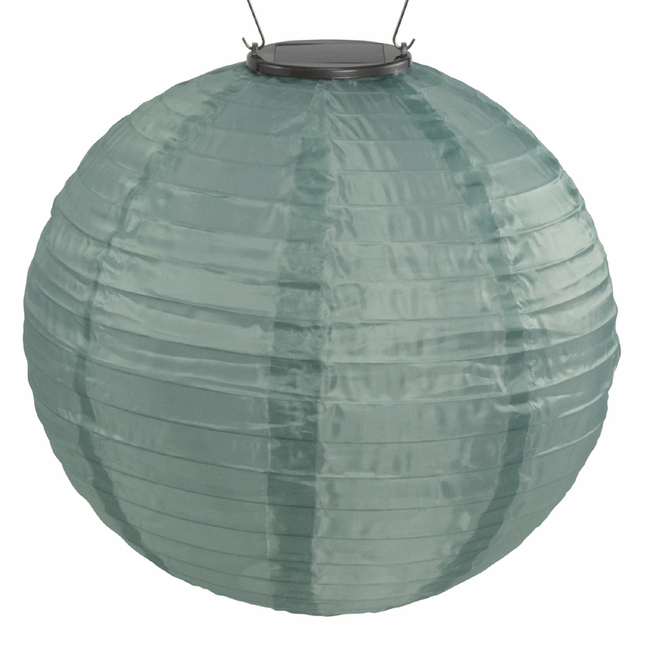 Soji Festival LED Solar Lantern - Sage Green