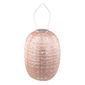 Soji Stella Barrel Swiss Dot Solar Lantern - Rose