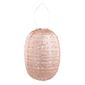 Soji Stella Barrel Swiss Dot Solar Lantern - Rose