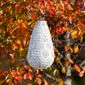 Soji Stella Blossom Teardrop Solar Lantern - Porcelain