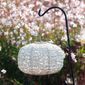 Soji Stella Square Sunflower - 11 Inch Solar Lantern in Pearl