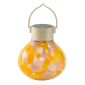 Handblown Glass 5 Inch Solar Tea Lantern - Mai Tai