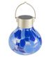 Handblown Glass 5 Inch Solar Tea Lantern - Periwinkle
