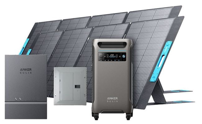 Anker SOLIX F3800 Automatic Home Power Panel Kit - With 2x 400W Foldable Solar Panels