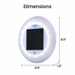 Techko Solar Floating Multi-color Pool Light Model - 2 Pack