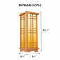 Techko Solar Zen Lantern Classic Style - Medium