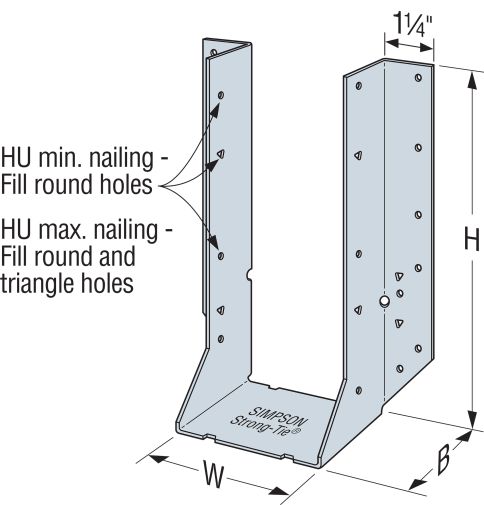 HU210-2 Standard Joist Hanger