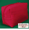 Small Waffle Weave Cosmetic Bag by ET