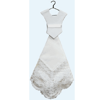 Wedding Dress Handkerchief - Bridal Favor