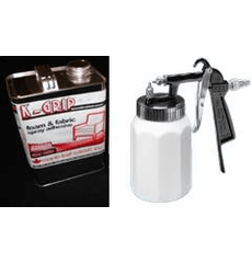 1 Gal. K-Grip Adhesive and EZE Spray Gun