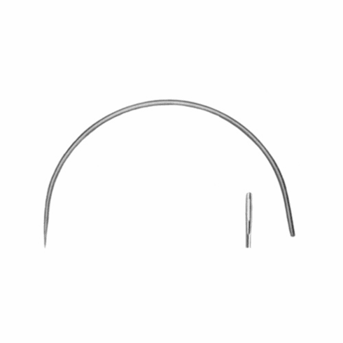 3" Curved Round Point Needle