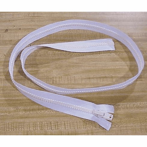 48" Ready Made # 10 Marine Zipper White