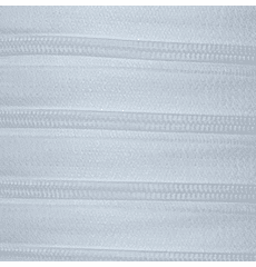 #5 Zipper White Coil Chain
