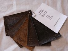 Bayou Crocodile "Baby Croc" Faux Leather Vinyl